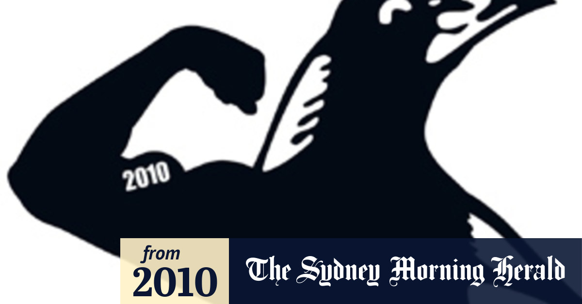 What's black and white and green all over?